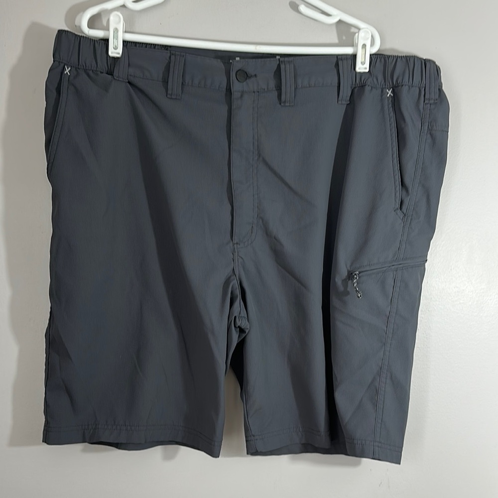 Wrangler Outdoor Performance Side Elastic Utility Short Men's Big 44 Gray